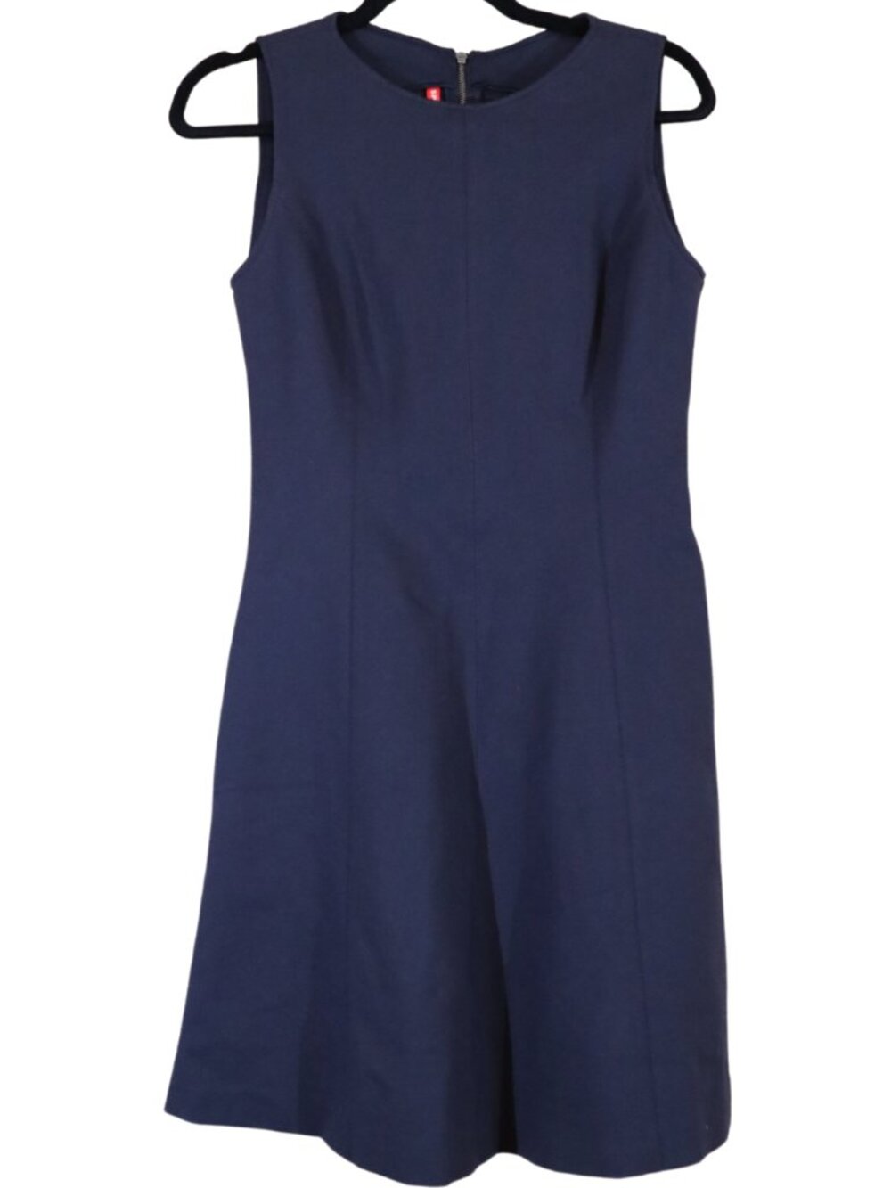 SPANX Classic Navy Blue Perfect Fit & Flare Sleeveless Dress Small